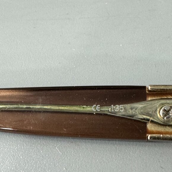 Coach Women's Eyeglasses Fionna 2010 Brown Rectangular Frame 49[]16 130 - Picture 9 of 12